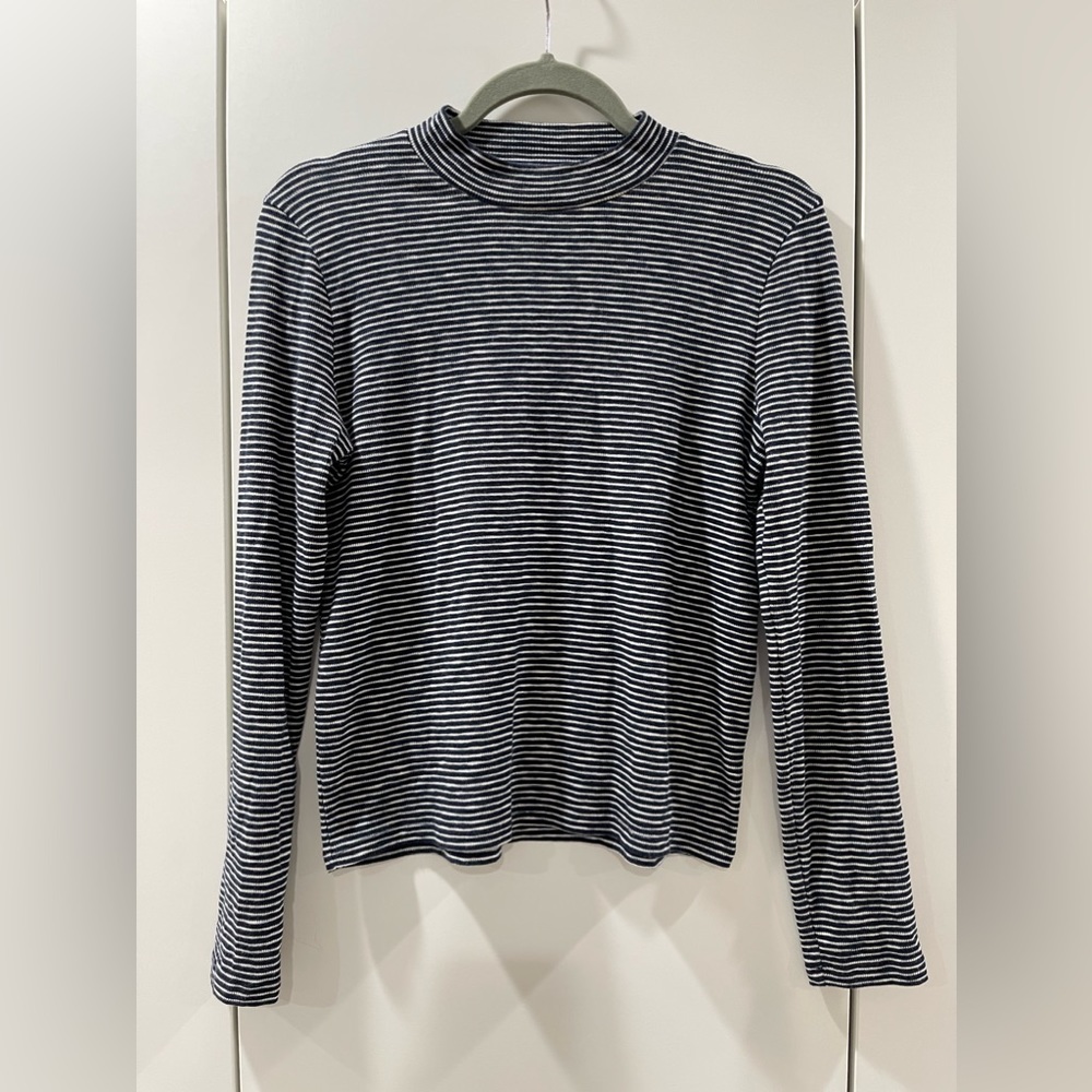 Madewell small striped turtle neck